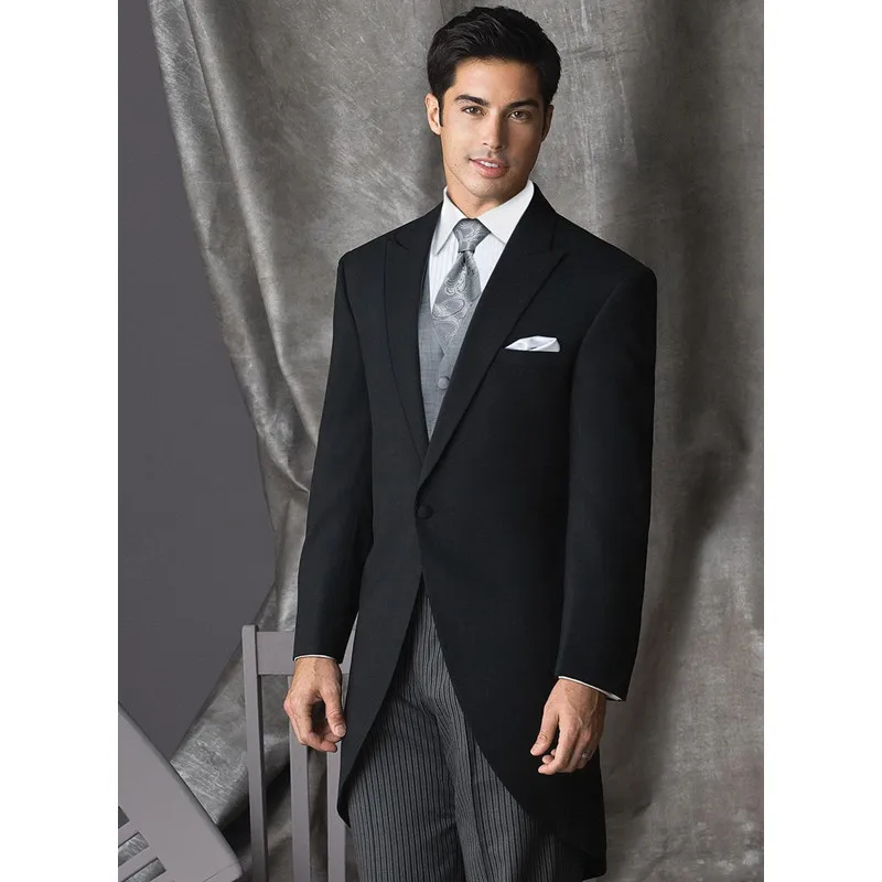 New men's suits Custom size classic groom tuxedo men's wedding prom dress men's suit (coat + pants + vest)
New men's suits Custom size classic groom tuxedo men's wedding prom dress men's suit (coat + pants + vest)