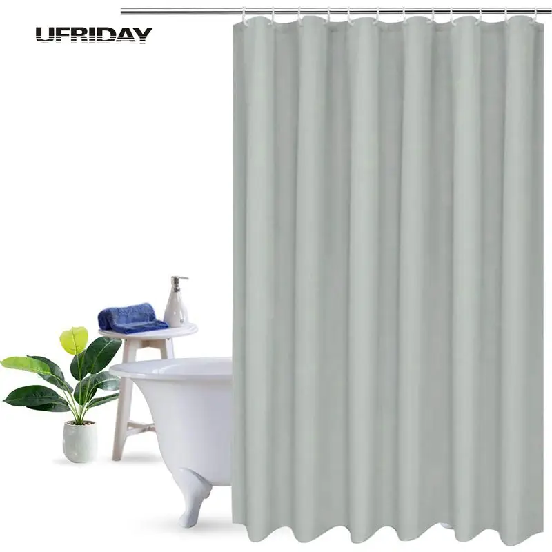 UFRIDAY Silver Gray / Grey Shower Curtains for Bathroom Polyester Fabric Thick Waterproof Bath Curtain Solid Color Bath Screens
UFRIDAY Silver Gray / Grey Shower Curtains for Bathroom Polyester Fabric Thick Waterproof Bath Curtain Solid Color Bath Screens