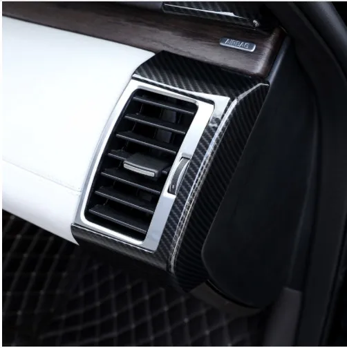 Carbon Fiber Style ABS Plastic Side AC Vent Frame Cover Trim For Land Rover Discovery 5 2018 Car Accessories
Carbon Fiber Style ABS Plastic Side AC Vent Frame Cover Trim For Land Rover Discovery 5 2018 Car Accessories