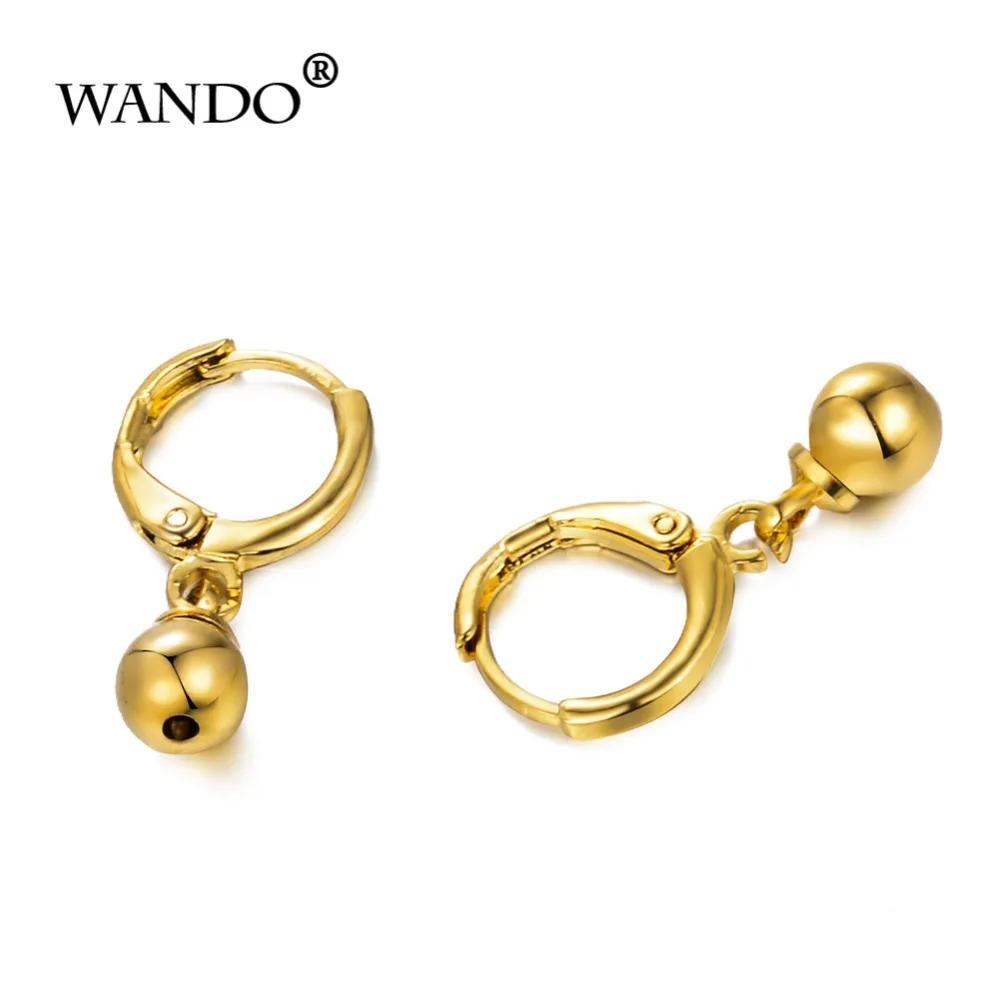 WANDO Gold Color Bead Round Ball dangle drop Earrings for Women Arab/Africa Ethiopian earing Jewelry gift e24
WANDO Gold Color Bead Round Ball dangle drop Earrings for Women Arab/Africa Ethiopian earing Jewelry gift e24