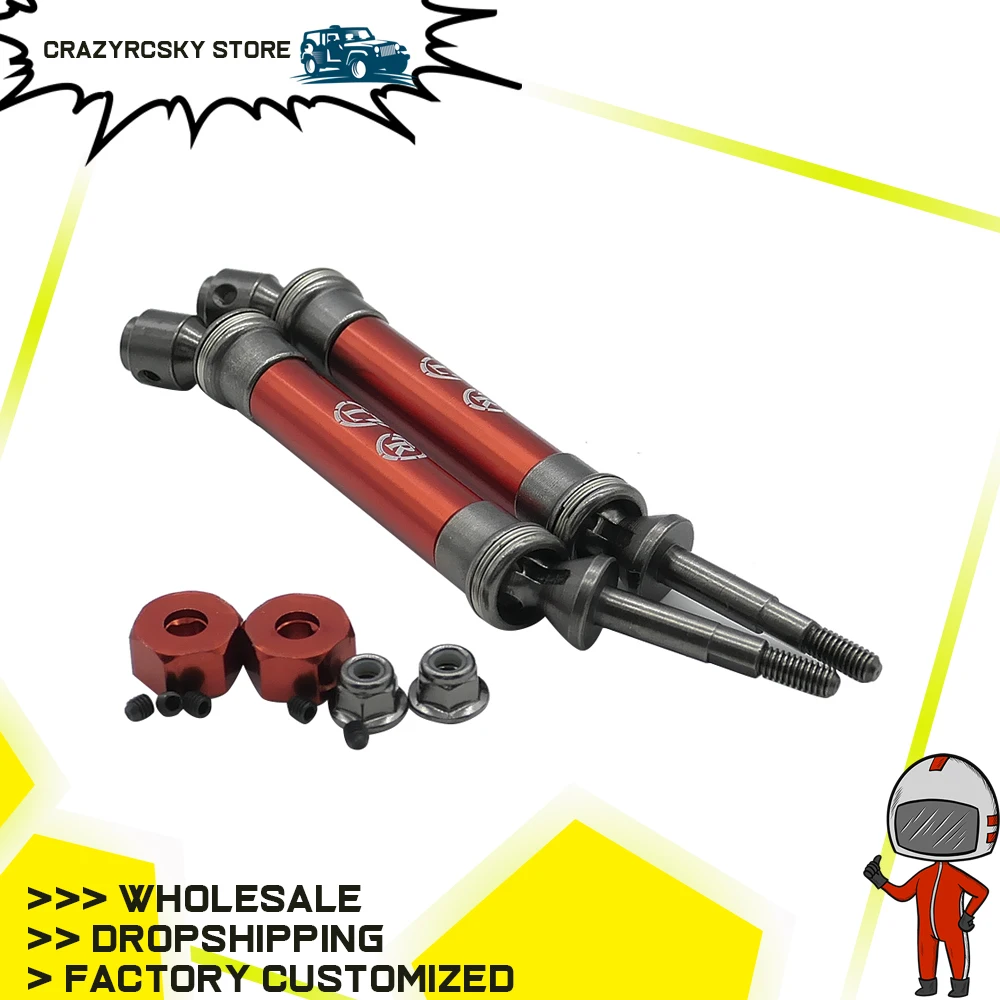 RCAWD 2PCS #45 Steel Rear CVD Drive Shaft Left And Right For Rc Hobby Car 1/10 Traxxas Slash Short Course Truck Upgraded Parts
RCAWD 2PCS #45 Steel Rear CVD Drive Shaft Left And Right For Rc Hobby Car 1/10 Traxxas Slash Short Course Truck Upgraded Parts