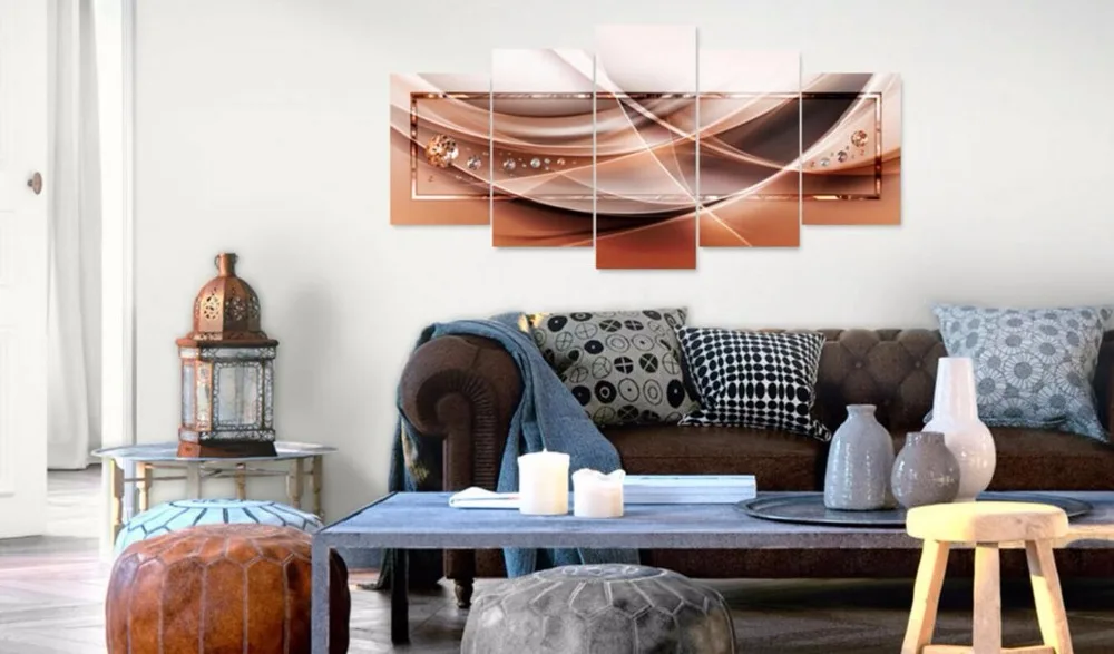 HD Printing Canvas Painting Modern Abstract Diamond Line Art Poster Fashion Home Decor Room Mural Five-piece Set Without Frame
HD Printing Canvas Painting Modern Abstract Diamond Line Art Poster Fashion Home Decor Room Mural Five-piece Set Without Frame
