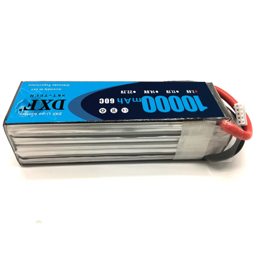 Литий-полимерный аккумулятор DXF 7 4 В 10000 мАч lipo 2S 60C RC Pack для 1/8 1/10 автомобиля лодки