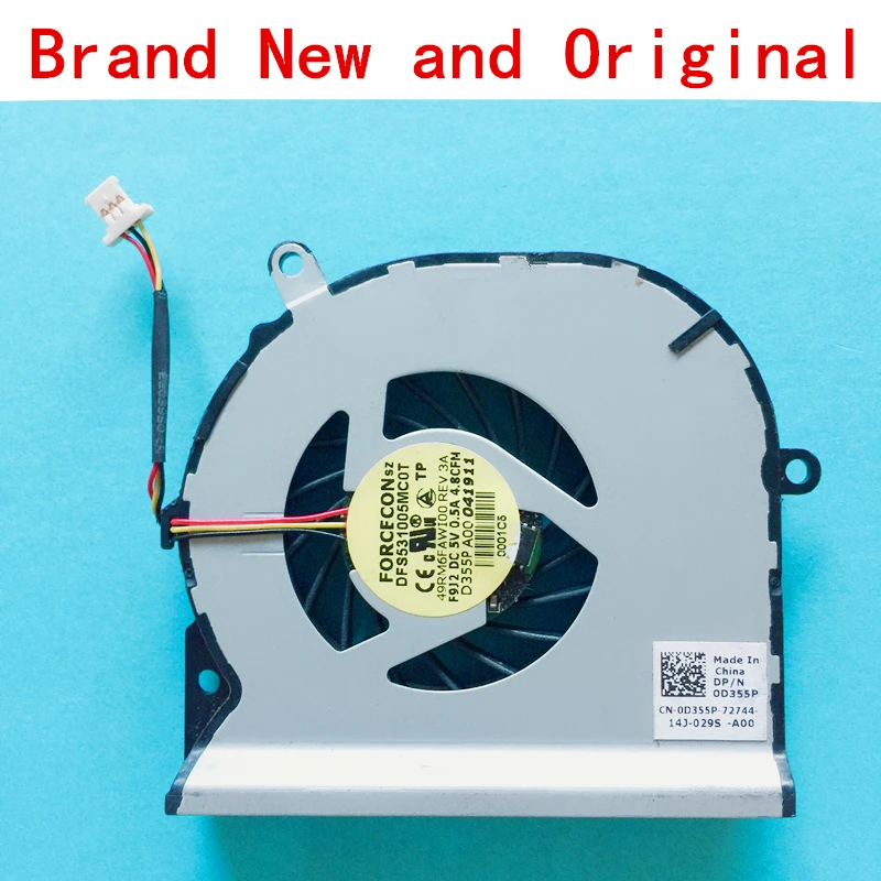 New laptop CPU cooling fan Cooler radiator Notebook for DELL studio 15Z 1569 P06F 49RM6FAWI00 DFS531005MC0T F9J2 CN-0D355P
New laptop CPU cooling fan Cooler radiator Notebook for DELL studio 15Z 1569 P06F 49RM6FAWI00 DFS531005MC0T F9J2 CN-0D355P