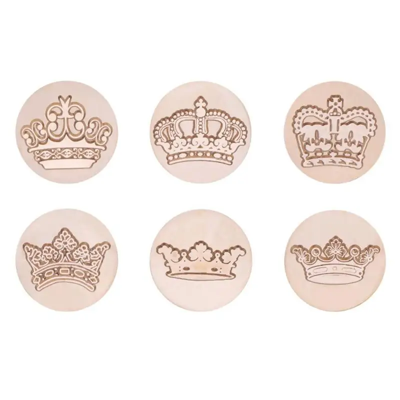 Crown Pattern Retro Wood Handle Stamp Sealing Wax Stamps DIY Craft Decorative Greeting Birthday Wedding Invitation Sealing Stamp
Crown Pattern Retro Wood Handle Stamp Sealing Wax Stamps DIY Craft Decorative Greeting Birthday Wedding Invitation Sealing Stamp