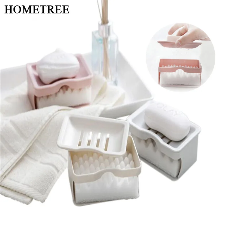 HOMETREE 1 Pcs Simple Household Separable Have Sponge Double Grid Drain Soap Box Double Floor Soap Box Bathroom Accessories H543
HOMETREE 1 Pcs Simple Household Separable Have Sponge Double Grid Drain Soap Box Double Floor Soap Box Bathroom Accessories H543