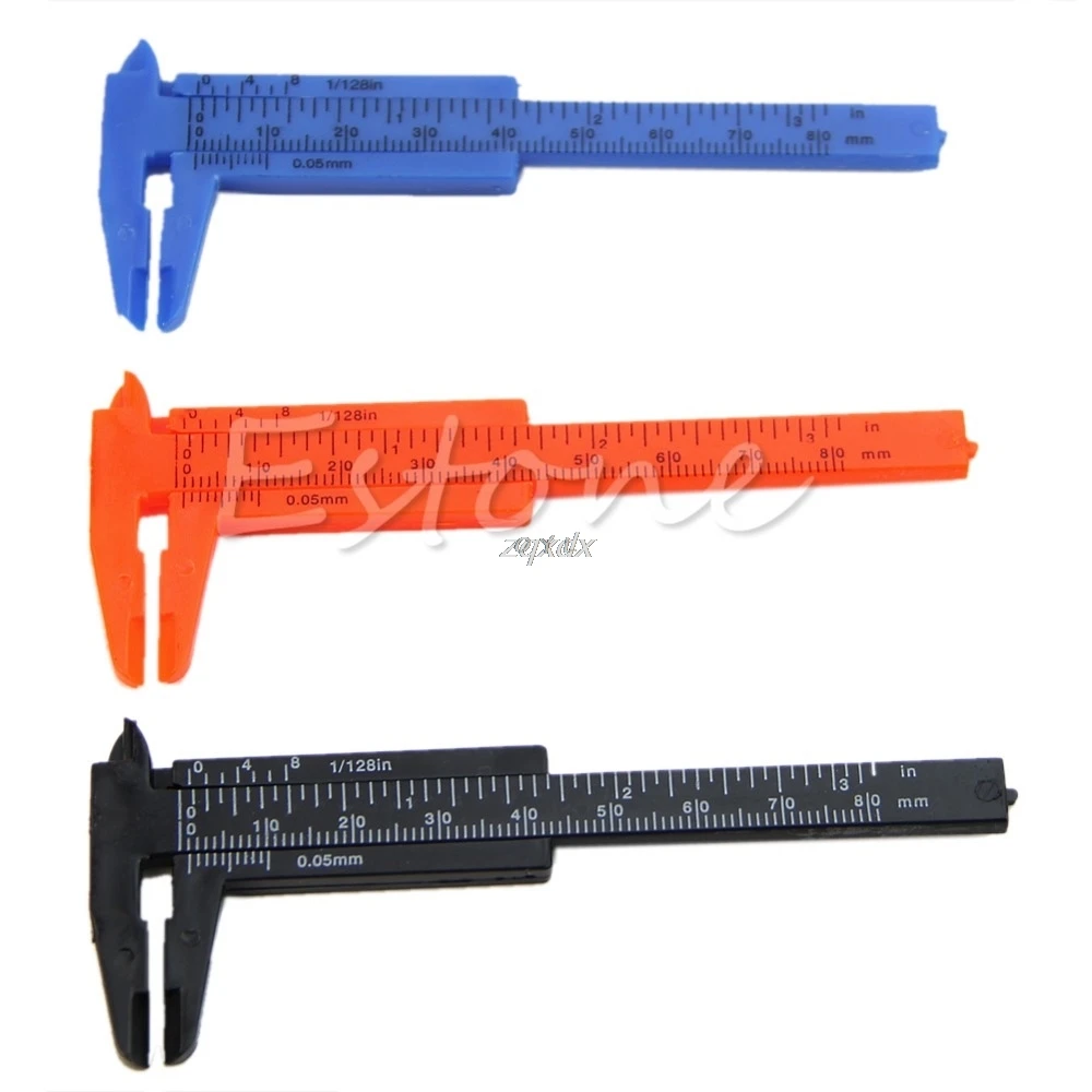New 1Pc Mini Plastic Ruler Sliding 80mm Vernier Caliper Gauge Measure Tools Z11 Drop ship
New 1Pc Mini Plastic Ruler Sliding 80mm Vernier Caliper Gauge Measure Tools Z11 Drop ship