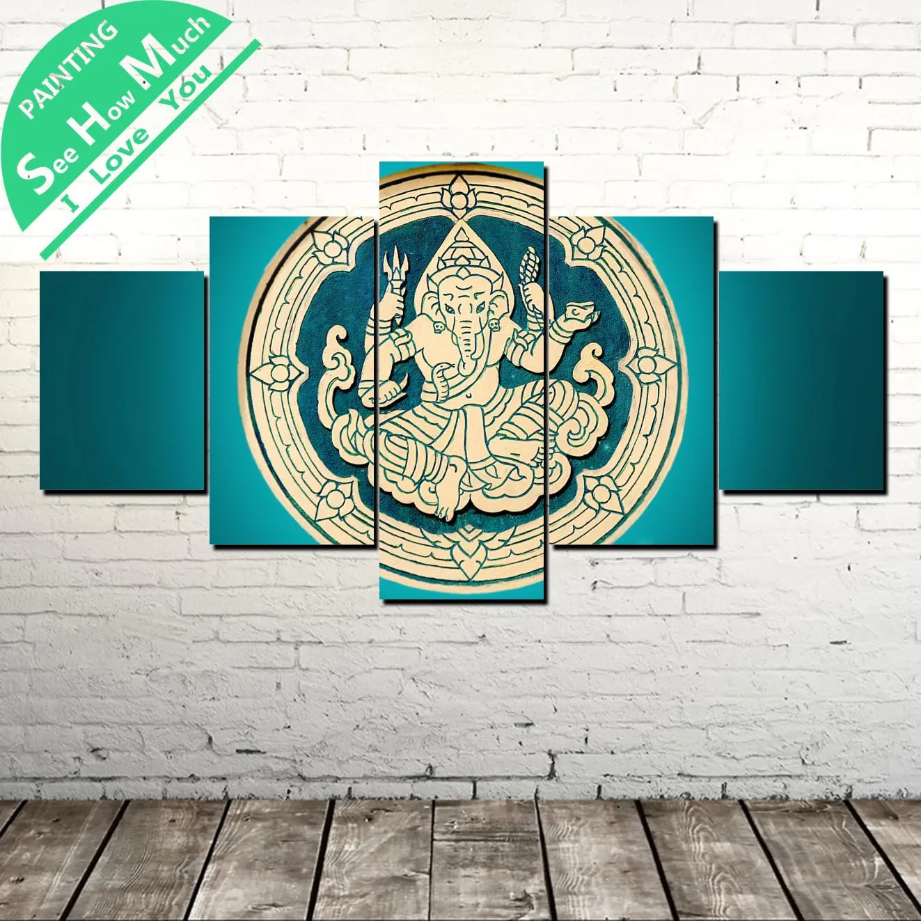 5 Piece Blue Ganesh Lord Canvas Painting Wall Art Pictures Prints on Canvas Home Decor Wall Poster Decoration for Bedroom
5 Piece Blue Ganesh Lord Canvas Painting Wall Art Pictures Prints on Canvas Home Decor Wall Poster Decoration for Bedroom