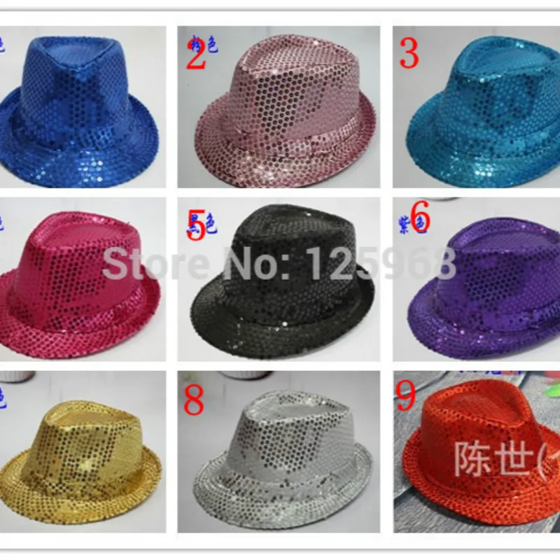 Free Shipping! 2018 New 10pcs/lot Fashion Child Kids fashion paillette peoperties dance small fedoras Cap jazz hat accessories
Free Shipping! 2018 New 10pcs/lot Fashion Child Kids fashion paillette peoperties dance small fedoras Cap jazz hat accessories