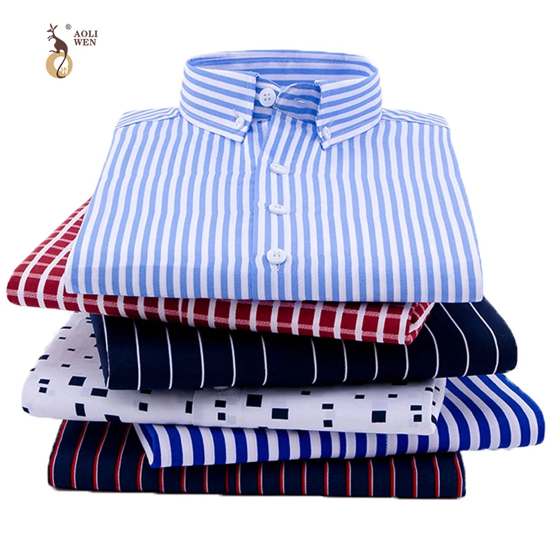 Aoliwen 2020 Men's Print Long Sleeve Shirt Plaid stripe fashion casual shirt men high street style Polyester Comfortable slimfit
Aoliwen 2020 Men's Print Long Sleeve Shirt Plaid stripe fashion casual shirt men high street style Polyester Comfortable slimfit