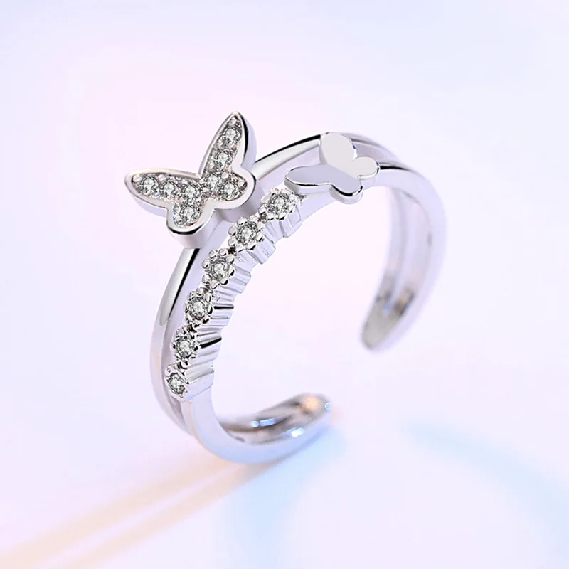 100% 925 sterling silver fashion shiny crystal butterfly ladies finger rings jewelry women party ring wholesale drop shipping
100% 925 sterling silver fashion shiny crystal butterfly ladies finger rings jewelry women party ring wholesale drop shipping