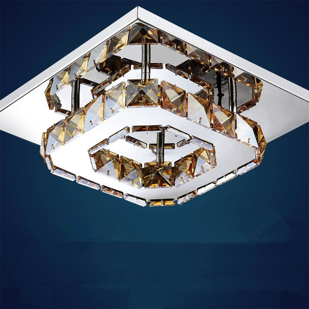 Ceiling Lights Indoor Crystal Lighting LED Luminaria Abajur Modern LED Ceiling Lamp For Living Dining Bed Room Home Decoration
Ceiling Lights Indoor Crystal Lighting LED Luminaria Abajur Modern LED Ceiling Lamp For Living Dining Bed Room Home Decoration