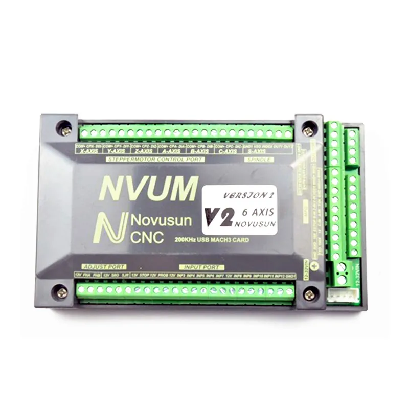 300 кГц NVUM 4 оси Mach3 USB карты motion control карта с Стандартный коммутационная плата M3 M4 M5 M6 набор «сделай сам» для станков с ЧПУ
300 кГц NVUM 4 оси Mach3 USB карты motion control карта с Стандартный коммутационная плата M3 M4 M5 M6 набор «сделай сам» для станков с ЧПУ