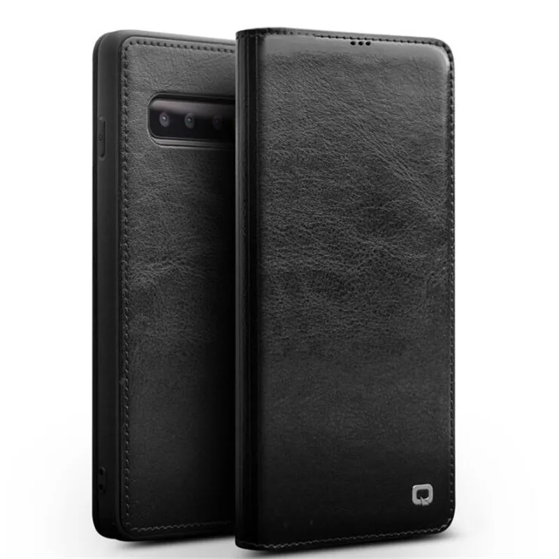 QIALINO Luxury Genuine Leather Phone Cover for Samsung Galaxy S10 5.8 inch Stylish Ultra Thin Flip Case for Galaxy S10 Plus
QIALINO Luxury Genuine Leather Phone Cover for Samsung Galaxy S10 5.8 inch Stylish Ultra Thin Flip Case for Galaxy S10 Plus