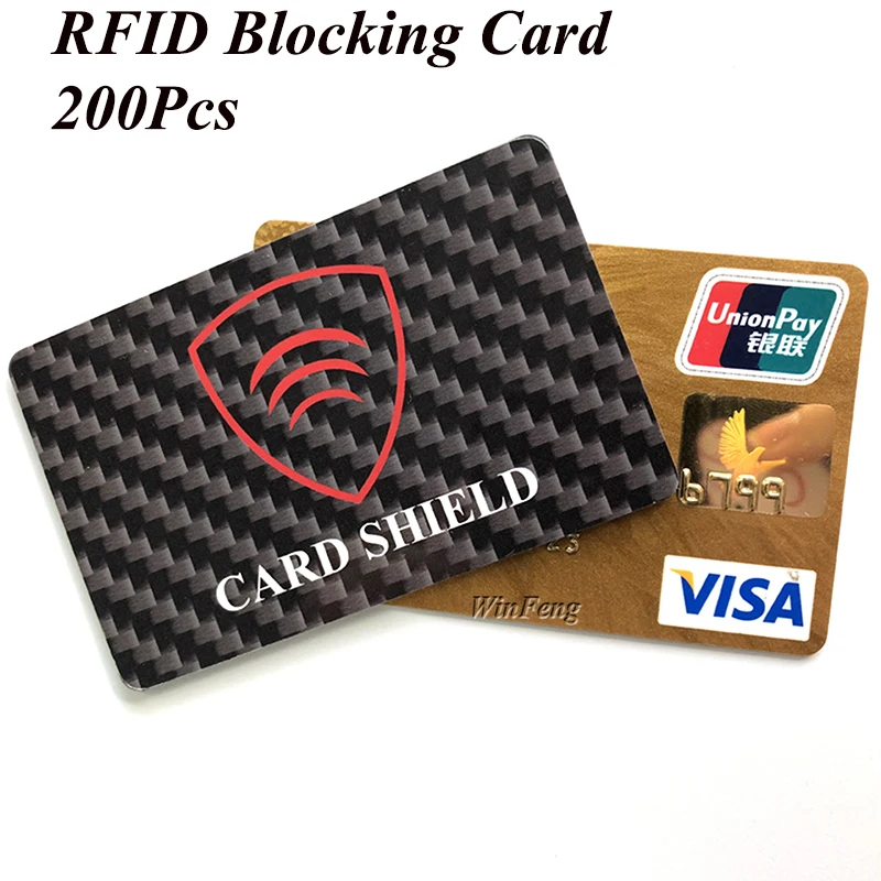 200 шт./лот RFID Блокировка Карты CMYK глянцевая отделка ПВХ анти-идентификация краж кредитных карт блокировщик ID карты/NFC карта защита
200 шт./лот RFID Блокировка Карты CMYK глянцевая отделка ПВХ анти-идентификация краж кредитных карт блокировщик ID карты/NFC карта защита
