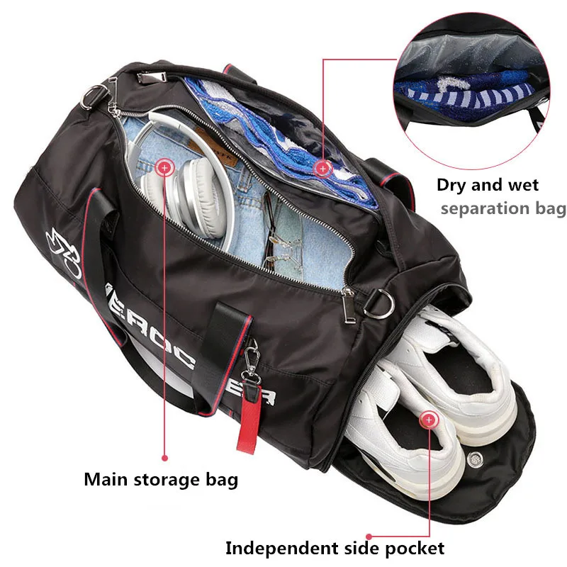TOP Outdoor Lightweight Nylon Sports Gym BagsTraining Fitness Travel Handbag Yoga Mat Sport Bag Dry and wet separation shoes
TOP Outdoor Lightweight Nylon Sports Gym BagsTraining Fitness Travel Handbag Yoga Mat Sport Bag Dry and wet separation shoes