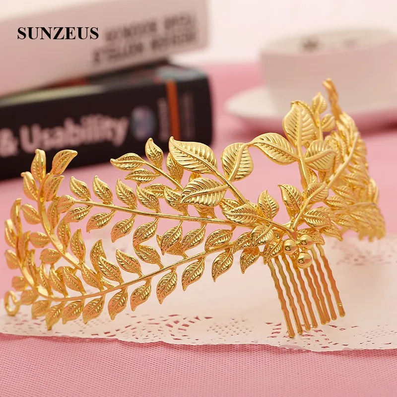 Bridal Headband with Comb Gold Leaves Tiaras and Crown Wedding Hair Accessories Vintage Girls Hair Decoration SHA69
Bridal Headband with Comb Gold Leaves Tiaras and Crown Wedding Hair Accessories Vintage Girls Hair Decoration SHA69