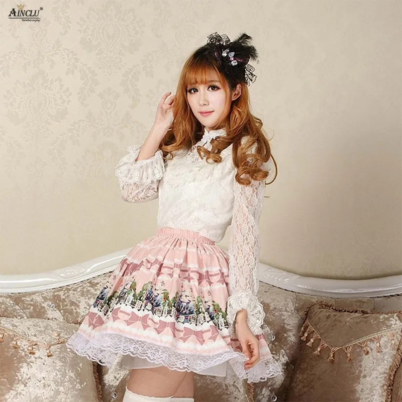Women Pleated Pink Lolita Skirt Japanese Princess Alice Tea Printed Pink Kawaii White Lace Skirt XS-XXL
Women Pleated Pink Lolita Skirt Japanese Princess Alice Tea Printed Pink Kawaii White Lace Skirt XS-XXL