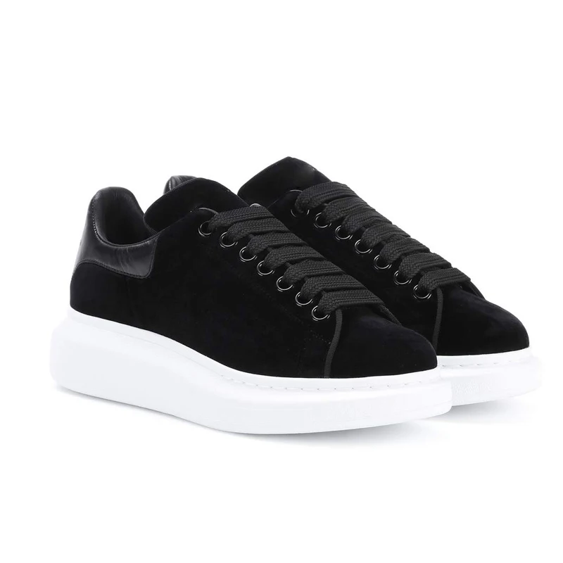 Black Velvet Platform Women Shoes Brand Design Genuine Leather Lace-Up Women Sneaker Thick Heel Shallow Casual Women Sport Shoes
Black Velvet Platform Women Shoes Brand Design Genuine Leather Lace-Up Women Sneaker Thick Heel Shallow Casual Women Sport Shoes