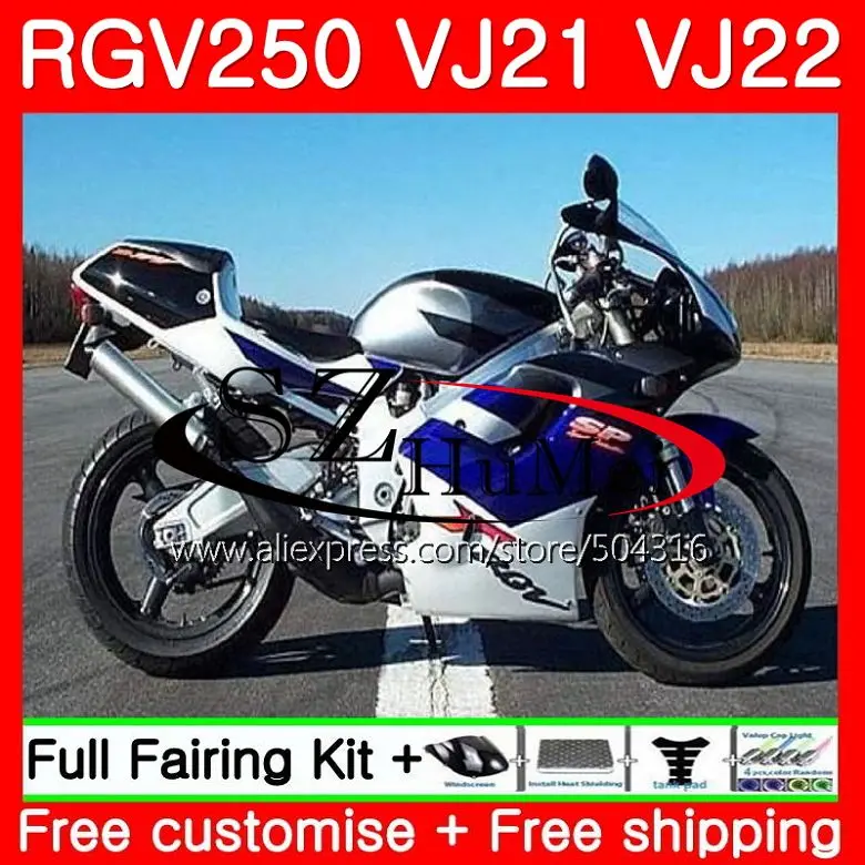 Боди для SUZUKI VJ21 RGV250 88 89 90 91 92 93 101SH.15 RGV-250 VJ22 RGV 250 1988 1989 1990 1991 1992 синие серебряные обтекатели
Боди для SUZUKI VJ21 RGV250 88 89 90 91 92 93 101SH.15 RGV-250 VJ22 RGV 250 1988 1989 1990 1991 1992 синие серебряные обтекатели