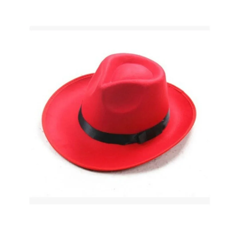 LNRRABC Winter Vintage Men Women Felt Hat Wide Brim Fedora Trilby Panama Hat Gangster Cap Pure Color Jazz Hat With Ribbon
LNRRABC Winter Vintage Men Women Felt Hat Wide Brim Fedora Trilby Panama Hat Gangster Cap Pure Color Jazz Hat With Ribbon