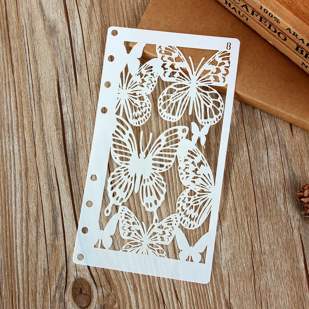 1Pcs A6 Butterfly DIY Craft Layering Stencils Wall Painting Scrapbooking Stamping Embossing Album Paper Card Template
1Pcs A6 Butterfly DIY Craft Layering Stencils Wall Painting Scrapbooking Stamping Embossing Album Paper Card Template