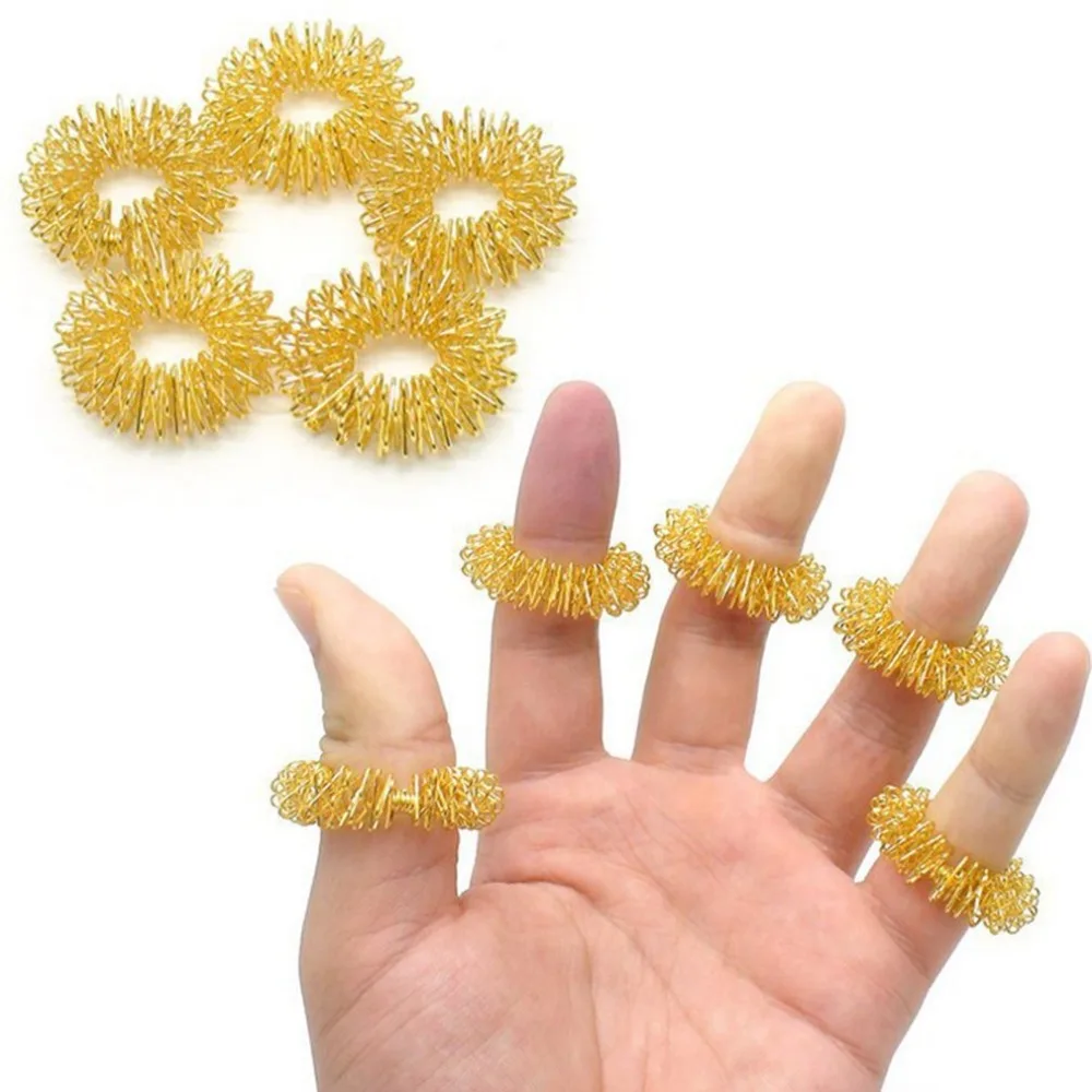 Finger Massage Ring Acupuncture Ring Health Care Body Massager Relax Hand Massage Finger lose Weight
Finger Massage Ring Acupuncture Ring Health Care Body Massager Relax Hand Massage Finger lose Weight