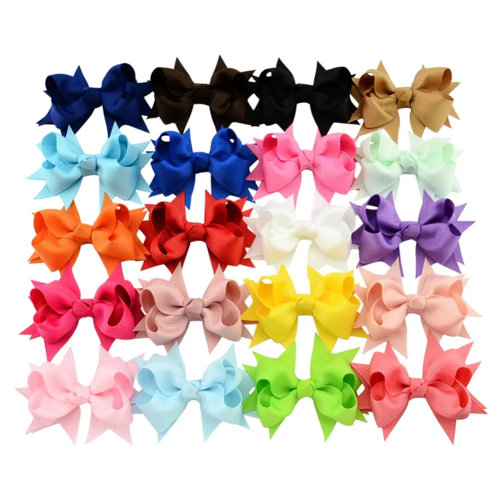 20pcs/lot 3.3 Inch New Style Solid Ribbon Bows With Hair Clips Boutique Hairpins kids Hair Accessories 657
20pcs/lot 3.3 Inch New Style Solid Ribbon Bows With Hair Clips Boutique Hairpins kids Hair Accessories 657