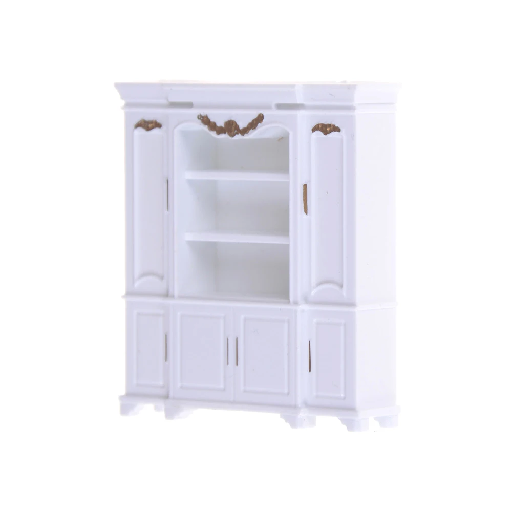 51*12*56mm Mini Miniature Kitchen Plastic White Cabinet Model Bookcase Dining Shelf Dollhouse Display Decoration
51*12*56mm Mini Miniature Kitchen Plastic White Cabinet Model Bookcase Dining Shelf Dollhouse Display Decoration