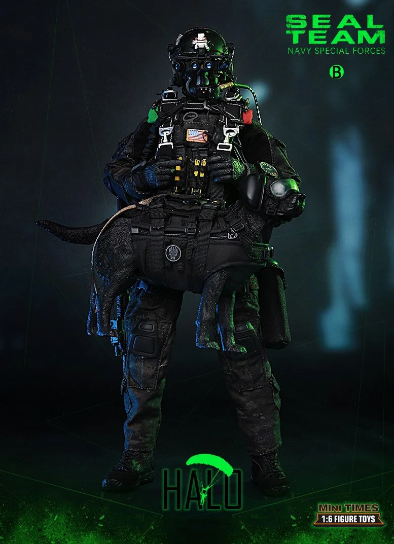 For Collection 1/6 Scale Full Set 12'' Soldier US Special Forces Navy SEAL Team HALO M013 B HALO with Dog Model for Fans Gifts
For Collection 1/6 Scale Full Set 12'' Soldier US Special Forces Navy SEAL Team HALO M013 B HALO with Dog Model for Fans Gifts