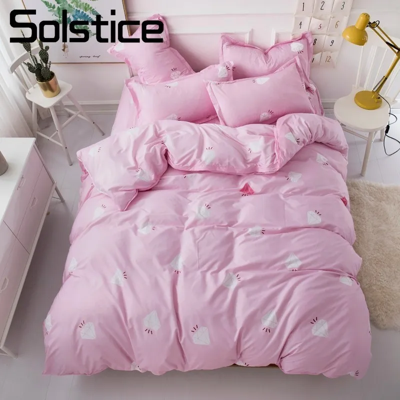 Solstice Home Textile King Queen Twin Linen Girls Kid Teenage Adults Bedding Sets Diamond Pink Duvet Cover Flat Sheet Pillowcase
Solstice Home Textile King Queen Twin Linen Girls Kid Teenage Adults Bedding Sets Diamond Pink Duvet Cover Flat Sheet Pillowcase