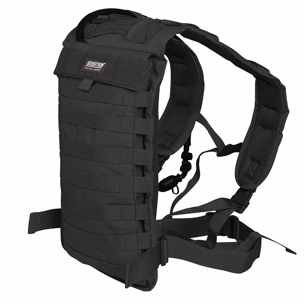 Tactical Molle Hydration Carrier Pack Backpack for Running Hiking Camping Cycling Motorcycle fit Seibertron 2.0L/2.5L water bag
Tactical Molle Hydration Carrier Pack Backpack for Running Hiking Camping Cycling Motorcycle fit Seibertron 2.0L/2.5L water bag