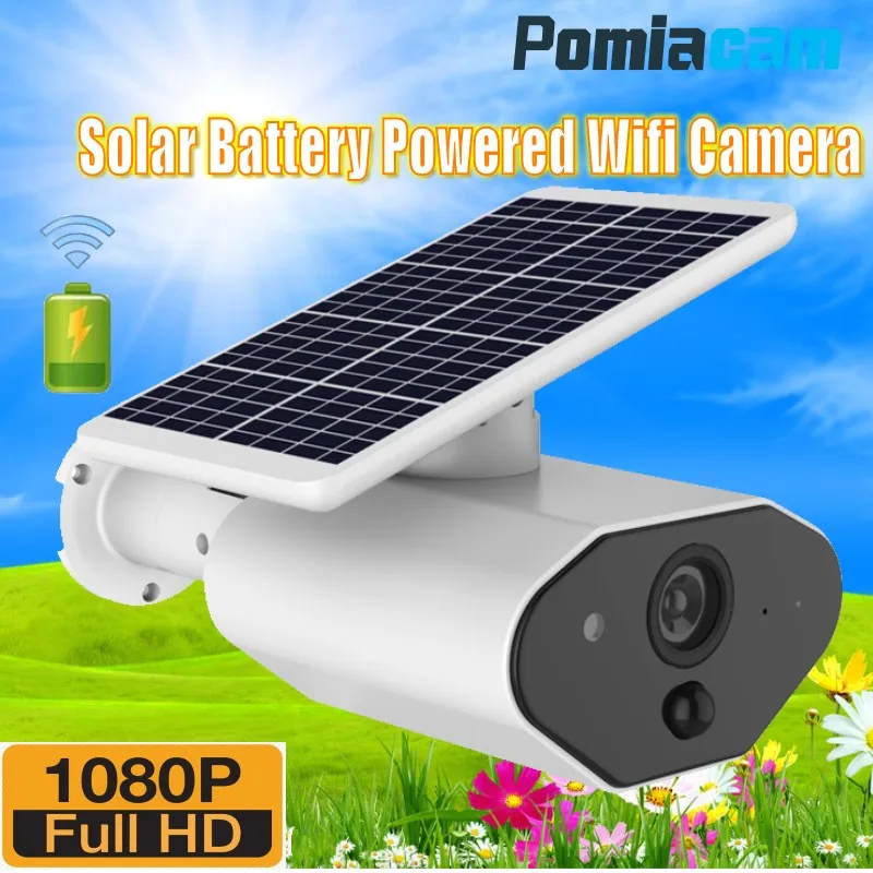HD 1080P Solar Panel Charger Battery Powered Wifi IP Camera L4 Wireless Waterproof Outdoor CCTV Camera with PIR Remote Detection
HD 1080P Solar Panel Charger Battery Powered Wifi IP Camera L4 Wireless Waterproof Outdoor CCTV Camera with PIR Remote Detection