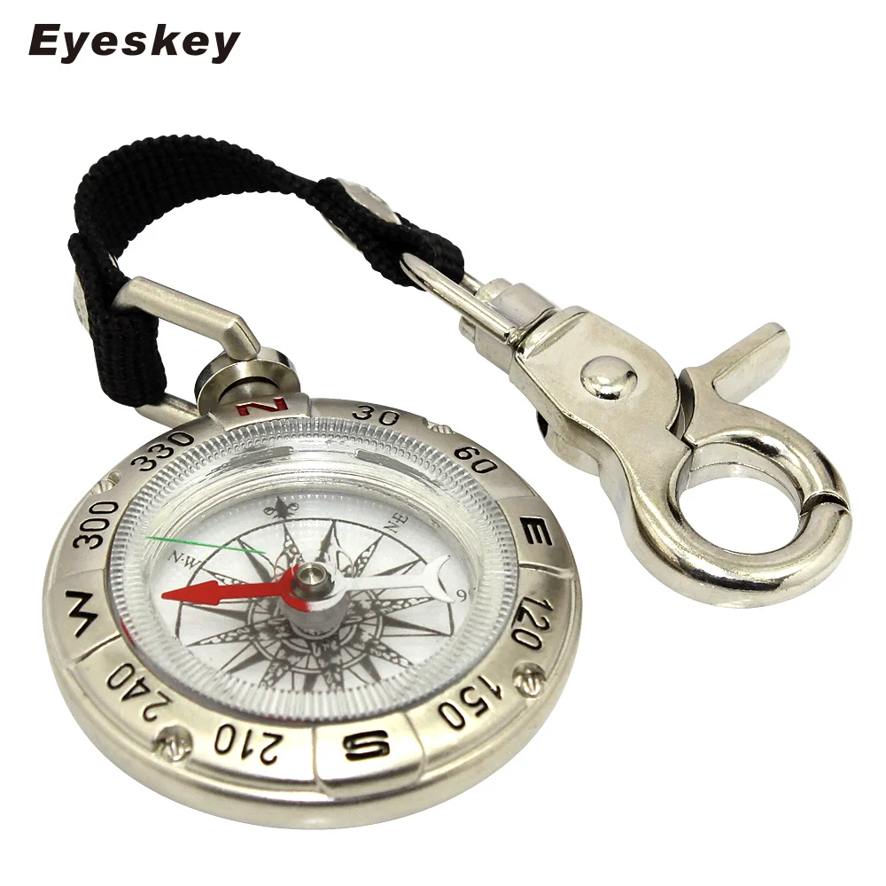 Eyeskey Backpack Portable Outdoor Hiking Camping Compass Handheld Key Chain Survival Compass with Alloy Silver Mini Compass
Eyeskey Backpack Portable Outdoor Hiking Camping Compass Handheld Key Chain Survival Compass with Alloy Silver Mini Compass