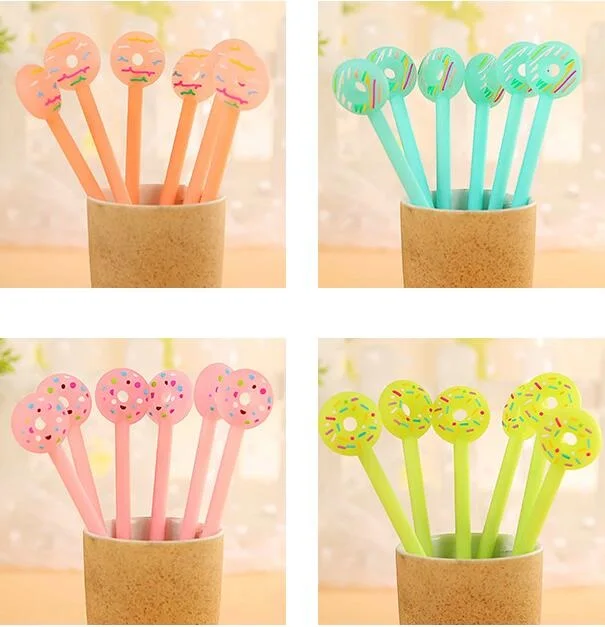 24pcs/Lot Cute Candy color Sweet 3D Doughnut design gel pen 0.38mm Black ink Students gift prize Office school supplies
24pcs/Lot Cute Candy color Sweet 3D Doughnut design gel pen 0.38mm Black ink Students gift prize Office school supplies