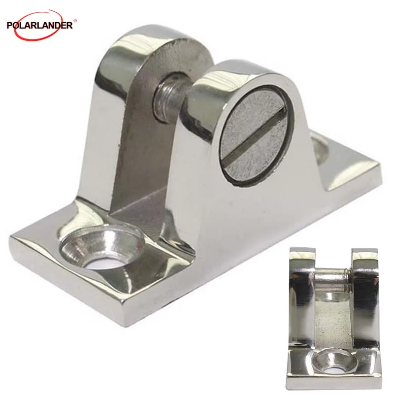 Big Heavy Bimini Inch Marine Boat Yacht 90 Degree 316 stainless steel Top Fitting Duty Deck 55*26mm*1 Screw Hinge
Big Heavy Bimini Inch Marine Boat Yacht 90 Degree 316 stainless steel Top Fitting Duty Deck 55*26mm*1 Screw Hinge