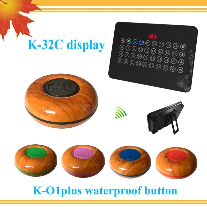 Ycall Good Distance 433.92MHZ Wireless Buzzer Bell System Restaurant Pager Equipment( 1 display+ 5 call button )
Ycall Good Distance 433.92MHZ Wireless Buzzer Bell System Restaurant Pager Equipment( 1 display+ 5 call button )