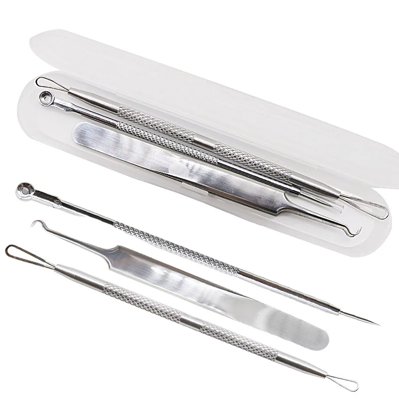 EFERO 3Types Blackhead And Comedone Acne Extractor Remover Tool Set Pimples Acne Needle Tweezers Beauty Skin Care Face Cleanser
EFERO 3Types Blackhead And Comedone Acne Extractor Remover Tool Set Pimples Acne Needle Tweezers Beauty Skin Care Face Cleanser