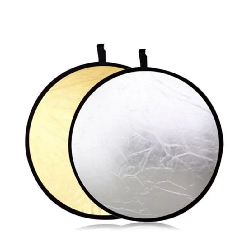 Diameter 110cm Photography Light Reflector Collapsible 2 in 1 Mulit Gold/Silver Disc Reflector
Diameter 110cm Photography Light Reflector Collapsible 2 in 1 Mulit Gold/Silver Disc Reflector