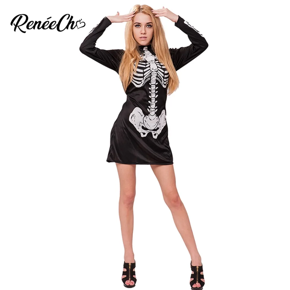 Halloween Costume For Adult Costumes Lady Bone Cosplay Womens X-Rayed Skeleton Dress Costume black short fantasia fancy dress
Halloween Costume For Adult Costumes Lady Bone Cosplay Womens X-Rayed Skeleton Dress Costume black short fantasia fancy dress