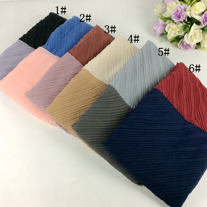 Two Color Crinkled Plain Wrap Cotton Wrinkle Scarf Double Color Patchwork Shawls Muslim Hijab Women Scarf And Scarves
Two Color Crinkled Plain Wrap Cotton Wrinkle Scarf Double Color Patchwork Shawls Muslim Hijab Women Scarf And Scarves