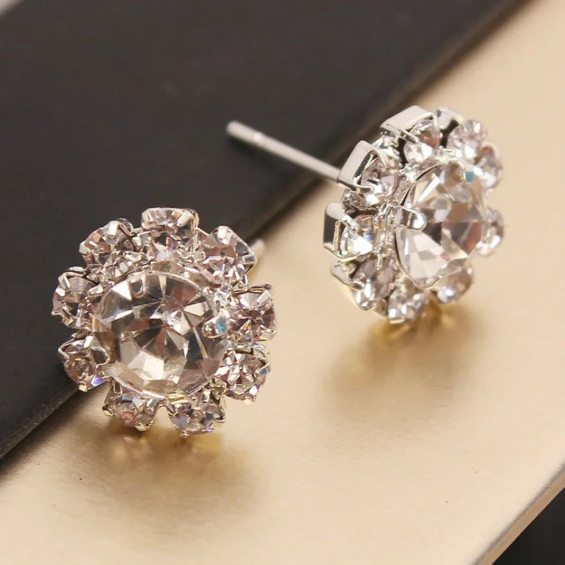Korean Fashion Jewelry Shiny Sun Flower Crystal Stud Earrings Ol Fashion Jewelry Stud Earring Woman Elegant Earrings
Korean Fashion Jewelry Shiny Sun Flower Crystal Stud Earrings Ol Fashion Jewelry Stud Earring Woman Elegant Earrings
