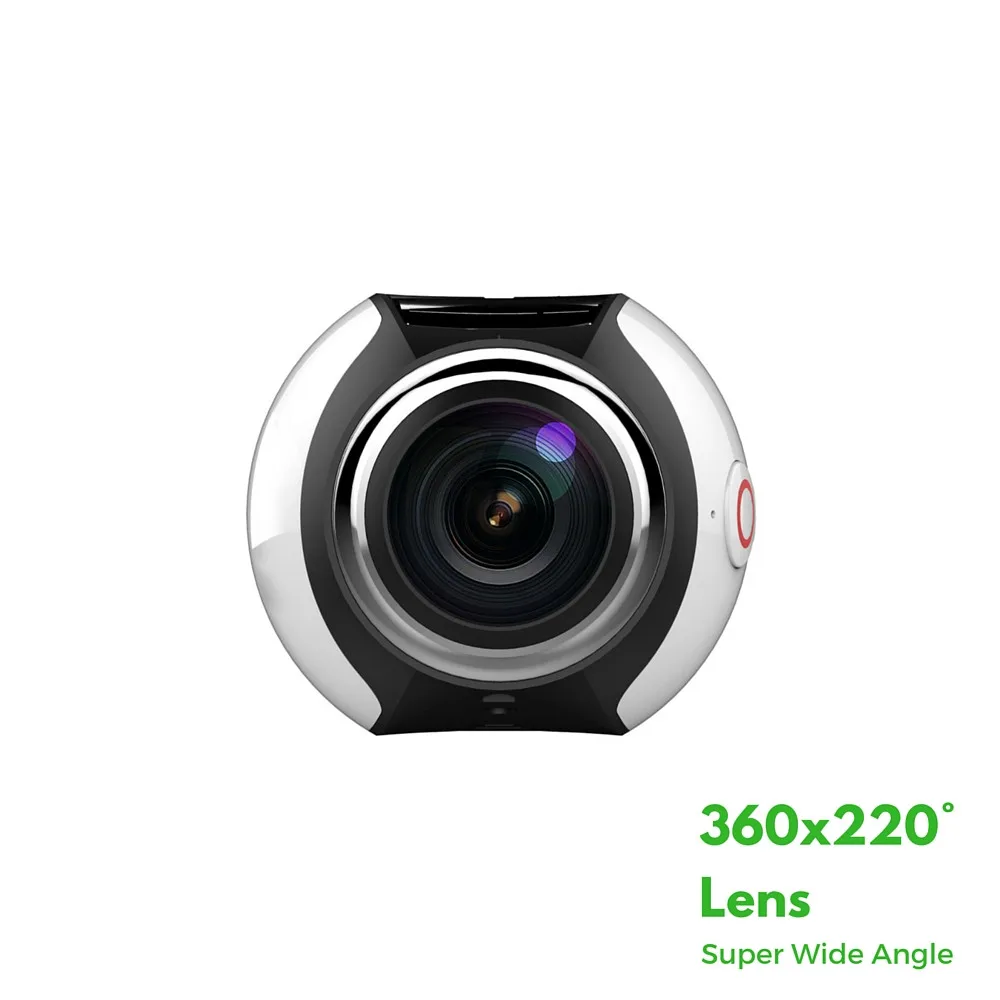 MARVIE 4K 360 Degree Action Video Camera Wifi Mini 2448*2448 16MP Ultra HD Panorama 3D Waterproof Sport Driving VR | Электроника