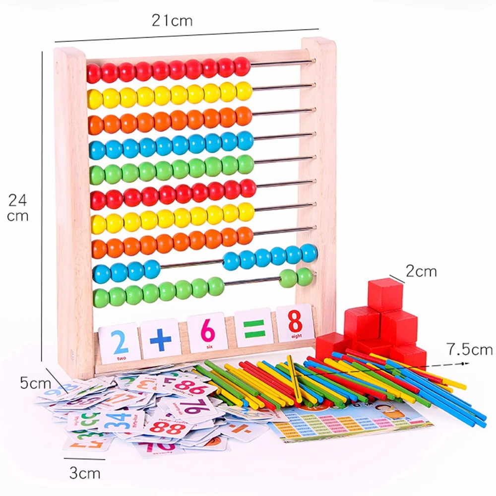 Preschool Wooden Montessori Toys Arithmetic Counting Learning Stand Board Early Education Teaching Aids Math Toys For Children
Preschool Wooden Montessori Toys Arithmetic Counting Learning Stand Board Early Education Teaching Aids Math Toys For Children