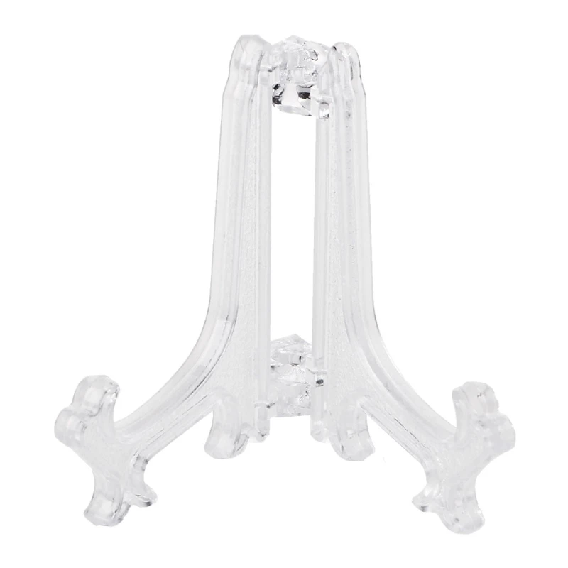 Mini Plastic Coin Display Easel Stand Card Medal Frame Golf Balls Holder White W20 | Дом и сад