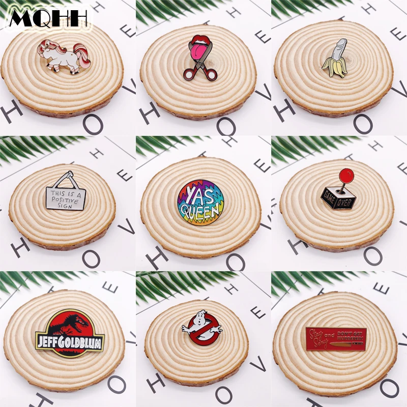 Cartoon Animal Horse Dinosaur Enamel Brooch Banana Scissors Game Over Geometry Dialog Round Alloy Badge Shirt Bag Pin Jewelry
Cartoon Animal Horse Dinosaur Enamel Brooch Banana Scissors Game Over Geometry Dialog Round Alloy Badge Shirt Bag Pin Jewelry