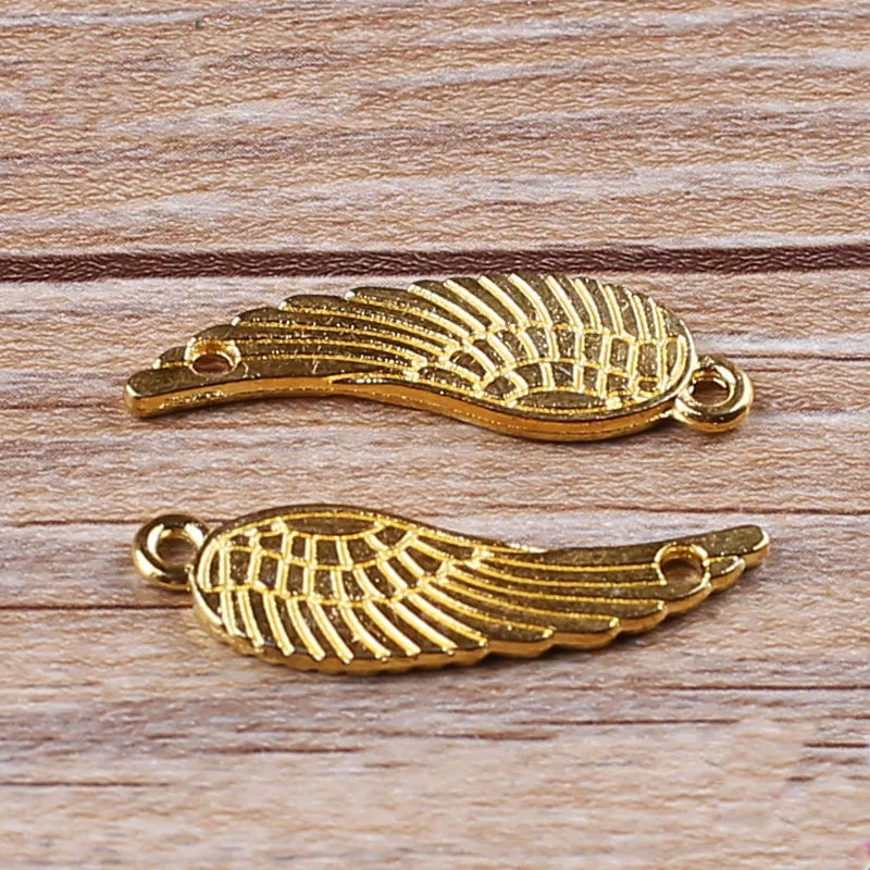 High quality 20 PCS/Lot 31mm*10mm jewelry handmade alloy shiny gold angel wings charms
High quality 20 PCS/Lot 31mm*10mm jewelry handmade alloy shiny gold angel wings charms