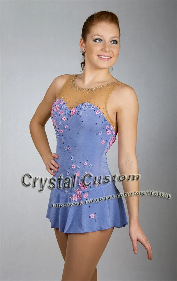 Custom Figure Ice Skating Dresses For Girls With Spandex Graceful New Brand Figure Skating Dress For Competition DR2723
Custom Figure Ice Skating Dresses For Girls With Spandex Graceful New Brand Figure Skating Dress For Competition DR2723