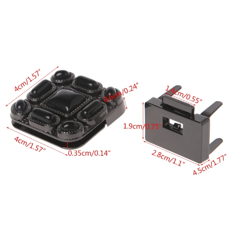 THINKTHENDO New Metal Clasp Lock for DIY Handbag Craft Bag Purse Hardware Bag Accessories DIY Lock for Handmade Bag
THINKTHENDO New Metal Clasp Lock for DIY Handbag Craft Bag Purse Hardware Bag Accessories DIY Lock for Handmade Bag