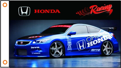 Автомобильный флаг honda Banner 3 фута x 5 футов 100% полиэстер 08|Флаги баннеры и